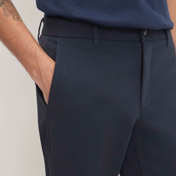 NEW EVERLANE Men’s Slim Fit The Performance Chino Uniform deep navy Size 30 x 32 - Picture 3 of 9